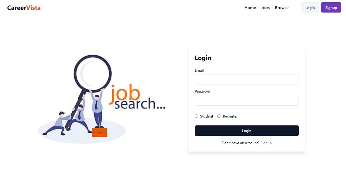 Job Portal Career Vista